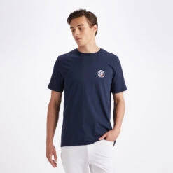 STATEMENT COTTON SLIM FIT TEE -Golf Shop G4MS23K462G TWLT 2