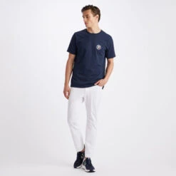 STATEMENT COTTON SLIM FIT TEE -Golf Shop G4MS23K462G TWLT 3