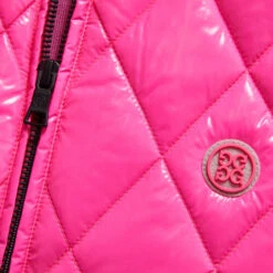 QUILTED COATED NYLON WOOL LINED SLIM FIT PUFFER VEST -Golf Shop G4MS23O50 KOP 5