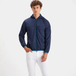 EVERYDAY RIPSTOP SLIM FIT HOODED WINDBREAKER -Golf Shop G4MS23O52 TWLT 2