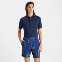 BANDANA PRINT MAVERICK 4-WAY STRETCH SHORT -Golf Shop G4MS23P04A TWLT 2
