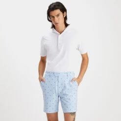 SKULL & T'S MAVERICK 4-WAY STRETCH SHORT -Golf Shop G4MS23P04B SKY 2