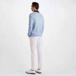 MERINO WOOL SLIM FIT CREWNECK SWEATER -Golf Shop G4MS23S102 SKY 4