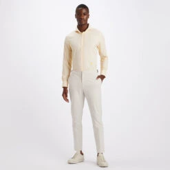 CLASSIC STRIPE MODERN SPREAD COLLAR NYLON WOVEN SLIM FIT SHIRT 9 CLASSIC STRIPE MODERN SPREAD COLLAR NYLON WOVEN SLIM FIT SHIRT -Golf Shop G4MS23W101B FLYY 3