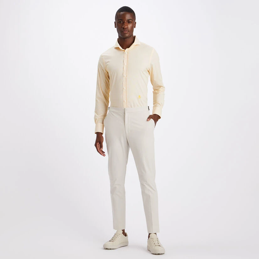 CLASSIC STRIPE MODERN SPREAD COLLAR NYLON WOVEN SLIM FIT SHIRT 4 CLASSIC STRIPE MODERN SPREAD COLLAR NYLON WOVEN SLIM FIT SHIRT - Image 4