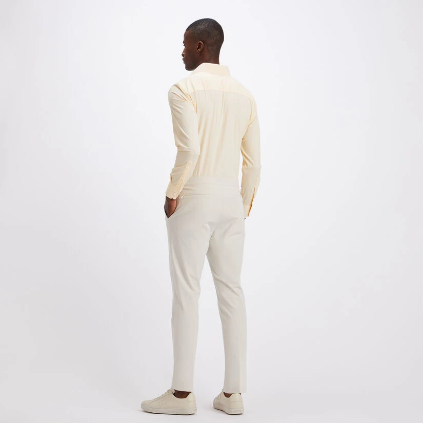 CLASSIC STRIPE MODERN SPREAD COLLAR NYLON WOVEN SLIM FIT SHIRT 5 CLASSIC STRIPE MODERN SPREAD COLLAR NYLON WOVEN SLIM FIT SHIRT - Image 5